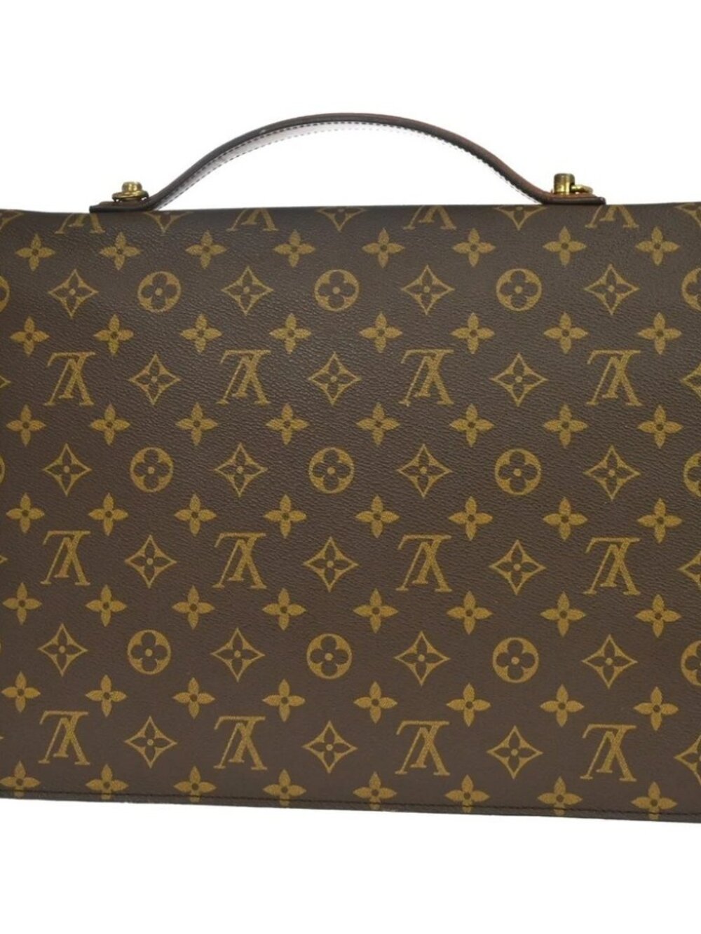 LOUIS VUITTON MONOGRAM PORTE DOCUMENTS BANDOULIERE - Picture 2 of 14
